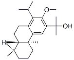3-Phenanthrenemethanol, 4b,5,6,7,8,8a,9,10-octahydro-2-methoxy-.alpha.,.alpha.,4b,8,8-pentamethyl-1-(1-methylethyl)-, (4bS,8aS)- 结构式