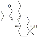 Phenanthrene, 1,2,3,4,4a,9,10,10a-octahydro-7-methoxy-1,1,4a-trimethyl-6,8-bis(1-methylethyl)-, (4aS,10aS)- 结构式