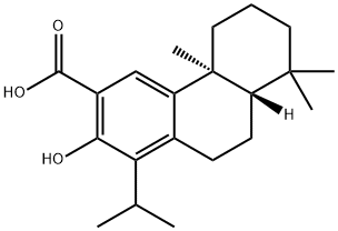 3-Phenanthrenecarboxylic acid, 4b,5,6,7,8,8a,9,10-octahydro-2-hydroxy-4b,8,8-trimethyl-1-(1-methylethyl)-, (4bS,8aS)- 结构式