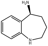 (S)-(2,3,4,5-TETRAHYDRO-1H-BENZO[B]AZEPIN-5-YL)AMINE 结构式