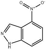 4-硝基吲唑 结构式