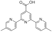 5,5''-二甲基-[2,2':6',2''-三联吡啶]-4'-羧酸 结构式