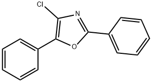 4-Chloro-2,5-diphenyloxazole 结构式