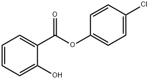水杨酸对氯苯酯 结构式