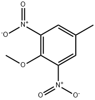 4-甲氧基-3,5-二硝基甲苯 结构式