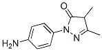 2-(4-aminophenyl)-2,4-dihydro-4,5-dimethyl-3H-pyrazol-3-one 结构式