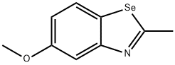 5-甲氧基-2-甲基苯并硒唑 结构式
