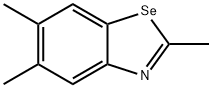 2,5,6-三甲基苯并硒唑 结构式