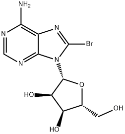 8-溴膘苷 结构式
