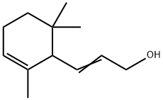 3-(2,6,6-Trimethyl-2-cyclohexen-1-yl)-2-propen-1-ol 结构式