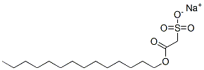 sodium 1-tetradecyl sulphonatoacetate 结构式