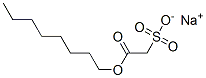 sodium 2-(octyloxy)-2-oxoethane-1-sulphonate 结构式