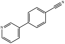 4-(3-吡啶)苯甲腈 结构式