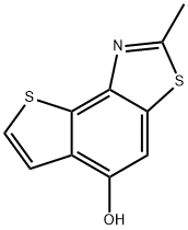 Thieno[2,3-e]benzothiazol-5-ol, 2-methyl- (9CI) 结构式