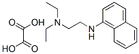 N-(2-二乙氨基乙基)-1-萘胺草酸盐 结构式