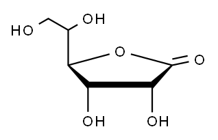 D-铝离子-1,4-内酯 结构式