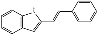 2-STYRYLINDOLE 结构式