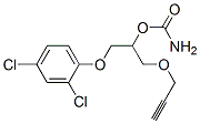 1-(2,4-Dichlorophenoxy)-3-(2-propynyloxy)-2-propanol carbamate 结构式