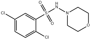 2,5-二氯-N-吗啉代苯磺酰胺 结构式