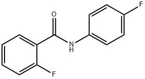 2-氟-N-(4-氟苯基)苯甲酰胺 结构式