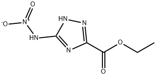 1H-1,2,4-Triazole-3-carboxylicacid,5-(nitroamino)-,ethylester(9CI) 结构式