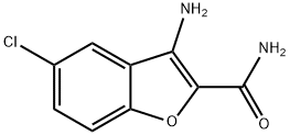 2-BenzofurancarboxaMide, 3-aMino-5-chloro- 结构式