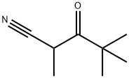 2,4,4-三甲基-3-氧亚基戊腈 结构式
