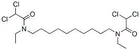 2,2-dichloro-N-[10-[(2,2-dichloroacetyl)-ethyl-amino]decyl]-N-ethyl-ac etamide 结构式