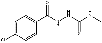 1-[(4-氯苯基)羰基氨基]-3-甲基-硫脲 结构式