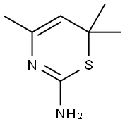 4,6,6-Trimethyl(6H)-1,3-thiazin-2-amine 结构式