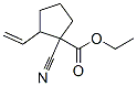 Cyclopentanecarboxylic acid, 1-cyano-2-ethenyl-, ethyl ester (9CI) 结构式