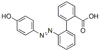 2-[[(4-hydroxyphenyl)azo]phenyl]benzoic acid 结构式