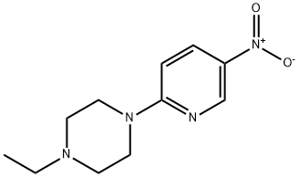 1-ethyl-4-(5-nitro-pyridin-2-yl)-piperazine 结构式