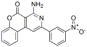 4-Amino-2-(3-nitrophenyl)-5H-[1]benzopyrano[3,4-c]pyridin-5-one 结构式