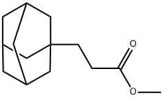 3-(金刚烷-1-基)丙酸甲酯 结构式
