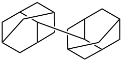 2,2'-二(三环[3.3.1.1~3,7~]癸烷) 结构式