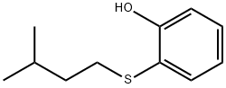 o-(Isopentylthio)phenol 结构式