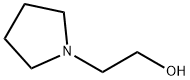 N-(2-羟乙基)-吡咯烷 结构式