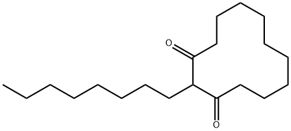 2-Octyl-1,3-cyclododecanedione 结构式
