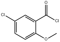 5-氯-2-甲氧基苯甲酰氯 结构式