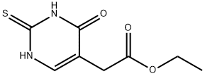 4-羟基-2-巯基嘧啶-5-乙酸乙酯 结构式