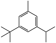 1-Isopropyl-3-tert-butyl-5-methylbenzene 结构式