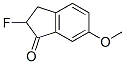 1H-Inden-1-one,  2-fluoro-2,3-dihydro-6-methoxy- 结构式