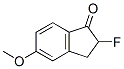 2-氟-5-甲氧基-2,3-二氢-1H-茚-1-酮 结构式