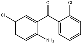 2-氨基-2',5-二氯二苯酮 结构式