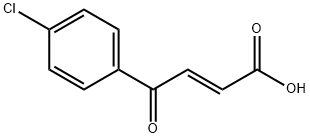 反-3-(4-氯苯甲酰)丙烯酸 结构式