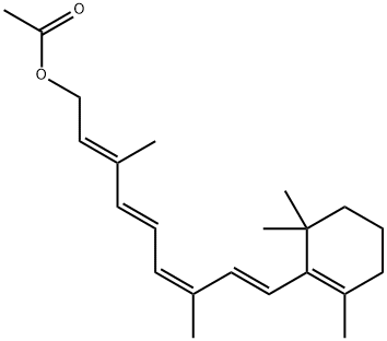 9-顺视黄醇乙酸酯 结构式