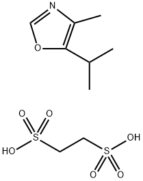 5-Isopropyl-4-methyloxazole 1,2-ethanedisulfonate hydrate 结构式