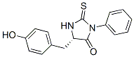 (S)-5-[(4-hydroxyphenyl)methyl]-3-phenyl-2-thioxoimidazolidin-4-one 结构式