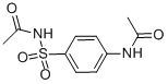 邻乙酰胺基-N-乙酰基苯磺酰胺 结构式